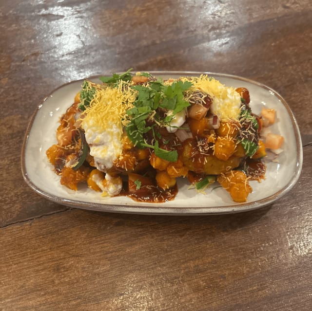 Aloo Tikki Chat.