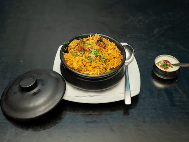 Shrimp Biryani.